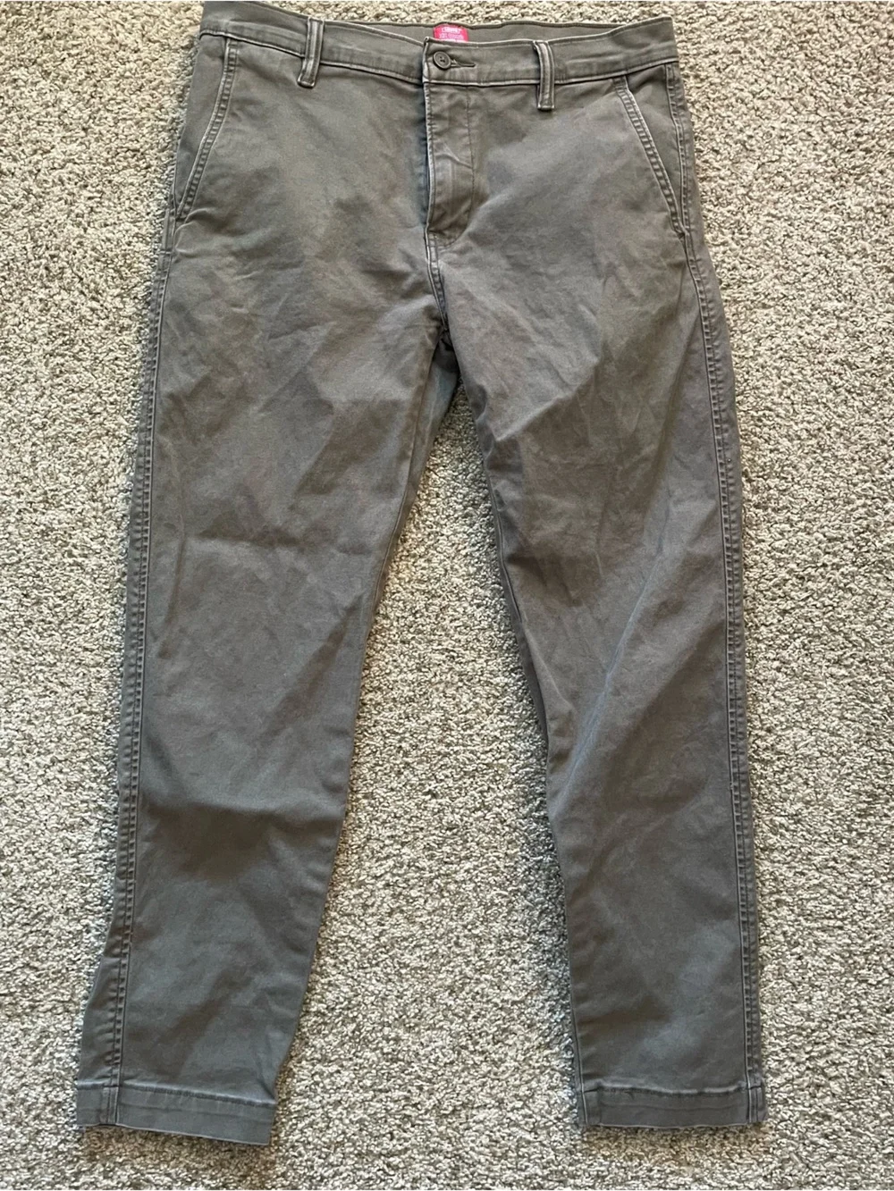 Levi's Men's 34 Straight XX Chinos preppy academia skater green pants